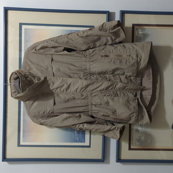Taupe Color Jacket/coat for rain Size XS Chest 39 inches - Picture 1 of 16